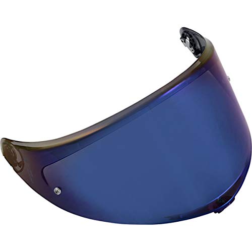 AGV Unisex-Adult Visor K6-MPLK Motorrad Helm, Blau verspiegelt, 2FPL von AGV