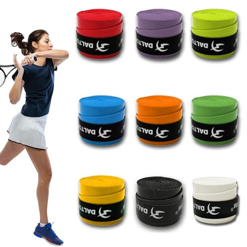 9 Stück Tennis Griffband, Badminton Griffband, Tennisschläger Griffband, Badminton Griffband, Griffband Tennisschläger, Griffbänder Tennis, Griffband Tennis Für Tennisschläger, Badminton Schläger 9 Stück Tennis Griffband, Badminton Griffband, Tennisschläger Griffband, Badminton Griffband, Griffband Tennisschläger, Griffbänder Tennis, Griffband Tennis Für Tennisschläger, Badminton Schläger von AHEJIOO