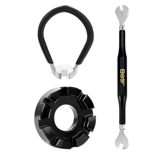 AHEJIOO 3-Teiliges Fahrrad-Reifenheber-Set, Speichenschlüssel, Speichenspanner, Speichenschlüssel Fahrrad, Nippelspanner, Speichenspanner Fahrrad, Fahrrad Speichenschlüssel AHEJIOO 3-Teiliges Fahrrad-Reifenheber-Set, Speichenschlüssel, Speichenspanner, Speichenschlüssel Fahrrad, Nippelspanner, Speichenspanner Fahrrad, Fahrrad Speichenschlüssel von AHEJIOO