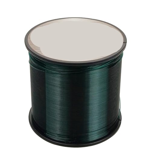 Angelschnur 500 m Angelschnur 2,64 LB-39 LB Beschichtung Behandlung Prozess Carbon Oberfläche Nylon Linie for Süßwasser Salzwasser Angeln(Dark Green,2.0) von AHUFGN