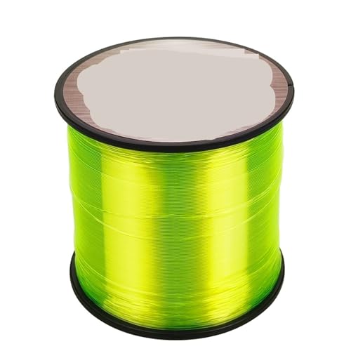 Angelschnur 500 m Angelschnur 2,64 LB-39 LB Beschichtung Behandlung Prozess Carbon Oberfläche Nylon Linie for Süßwasser Salzwasser Angeln(Yellow,5.0) von AHUFGN