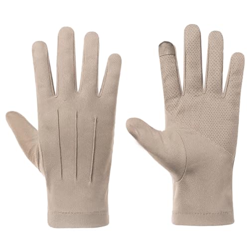 AIDIER Herren Damen Sonnen-UV-Schutz-Handschuhe, rutschfest, atmungsaktiv, Fahrradhandschuhe, dünne Touchscreen-Handschuhe, Sommer, Vollfinger-Reithandschuhe für Training, Laufen, Radfahren, Angeln, AIDIER Herren Damen Sonnen-UV-Schutz-Handschuhe, rutschfest, atmungsaktiv, Fahrradhandschuhe, dünne Touchscreen-Handschuhe, Sommer, Vollfinger-Reithandschuhe für Training, Laufen, Radfahren, Angeln, von AIDIER