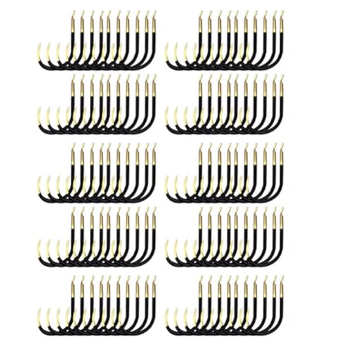 AIDIRui 100 Stück Widerhakenlose Angelhaken für Mondfische, Kleine Barsche, Forellen, Süßwasser, Größe 1 von AIDIRui