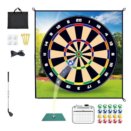 AIDIRui Golf-Chipping-Spielmatte, Golf-Chipping-Spiele-Set, Golf-Score-Spielmatte für Drinnen und Draußen, Hinterhof für Familie und von AIDIRui