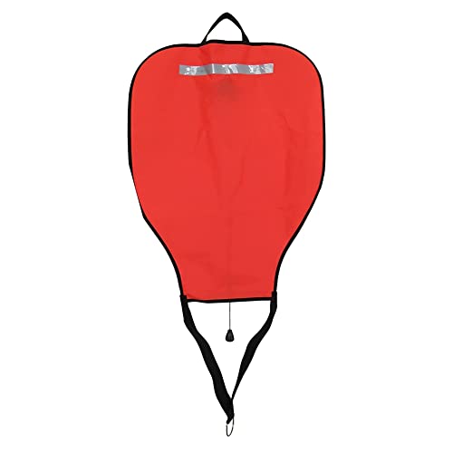 AIDIRui Tauch-Nylon-Hebesack, Gut Sichtbarer Auftriebssack mit Offenem Boden, Bergungssack-Schwimmerboje (Rot) von AIDIRui