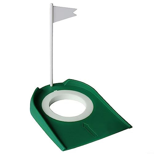 1 x Druck-Putt-Trainer, perfektes Golf-Putting, G-olf Putting-Matten verbessern Ihre Putting-Fähigkeiten für den Innen- und Außenbereich, Grün von AIDNTBEO