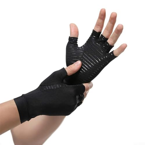 AIDNTBEO Title 18 Fingerlose Handschuhe mit offenen Fingerspitzen maximieren Griffigkeit und Geschicklichkeit (S) von AIDNTBEO