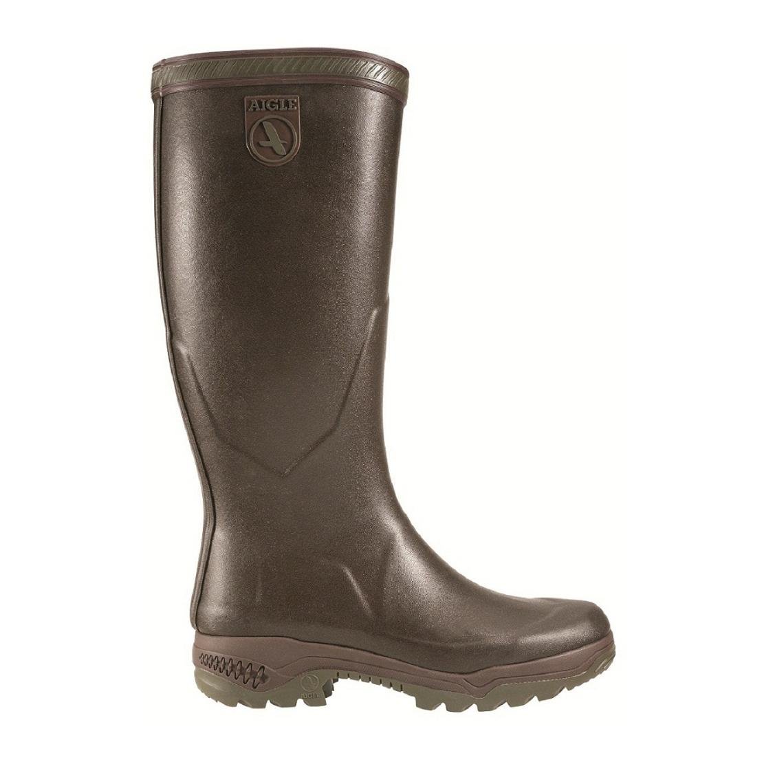 AIGLE Gummistiefel Unisex Parcours® 2 Jersey - Braun  46   Grösse: 46 von AIGLE