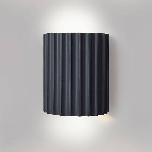 AIHEDOUJ Zeitgenössische geometrische Wandleuchte, Moderne LED-Wandleuchte, Innenwandleuchte, Wandleuchte aus Kunstharz, Wandleuchte für Schlafzimmer, Badezimmer, Wohnzimmer, Flur, Balkon (14 x 8 x von AIHEDOUJ