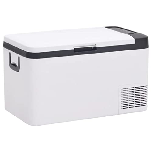 Dieser Artikel- Kühlbox mit Griff Schwarz und Weiß 18 L PP & PE-Nice von AIJUUKJP