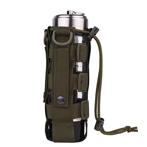 Molle Flaschenhalter mit Kordelzug,0.5L-2.5L Wasserflasche Beutel von AILOVA