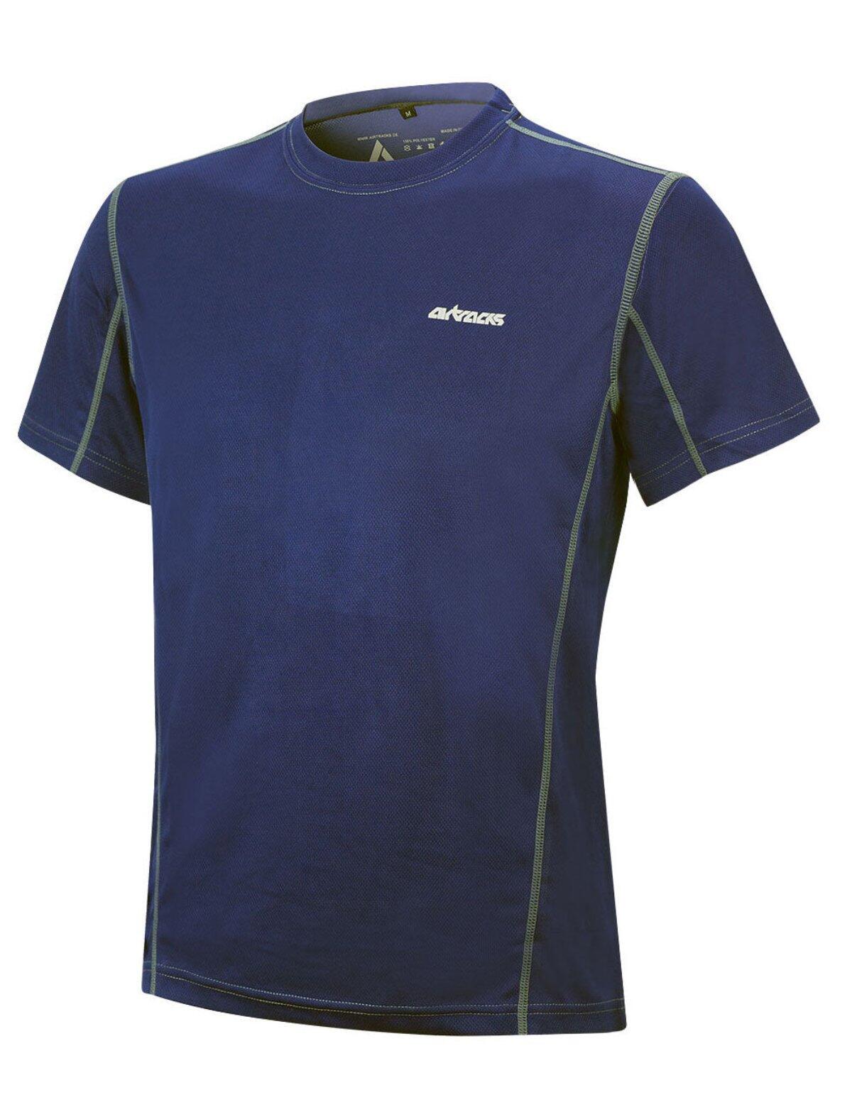 Funktions Laufshirt Kurzarm Pro Air Navy Blau von AIRTRACKS