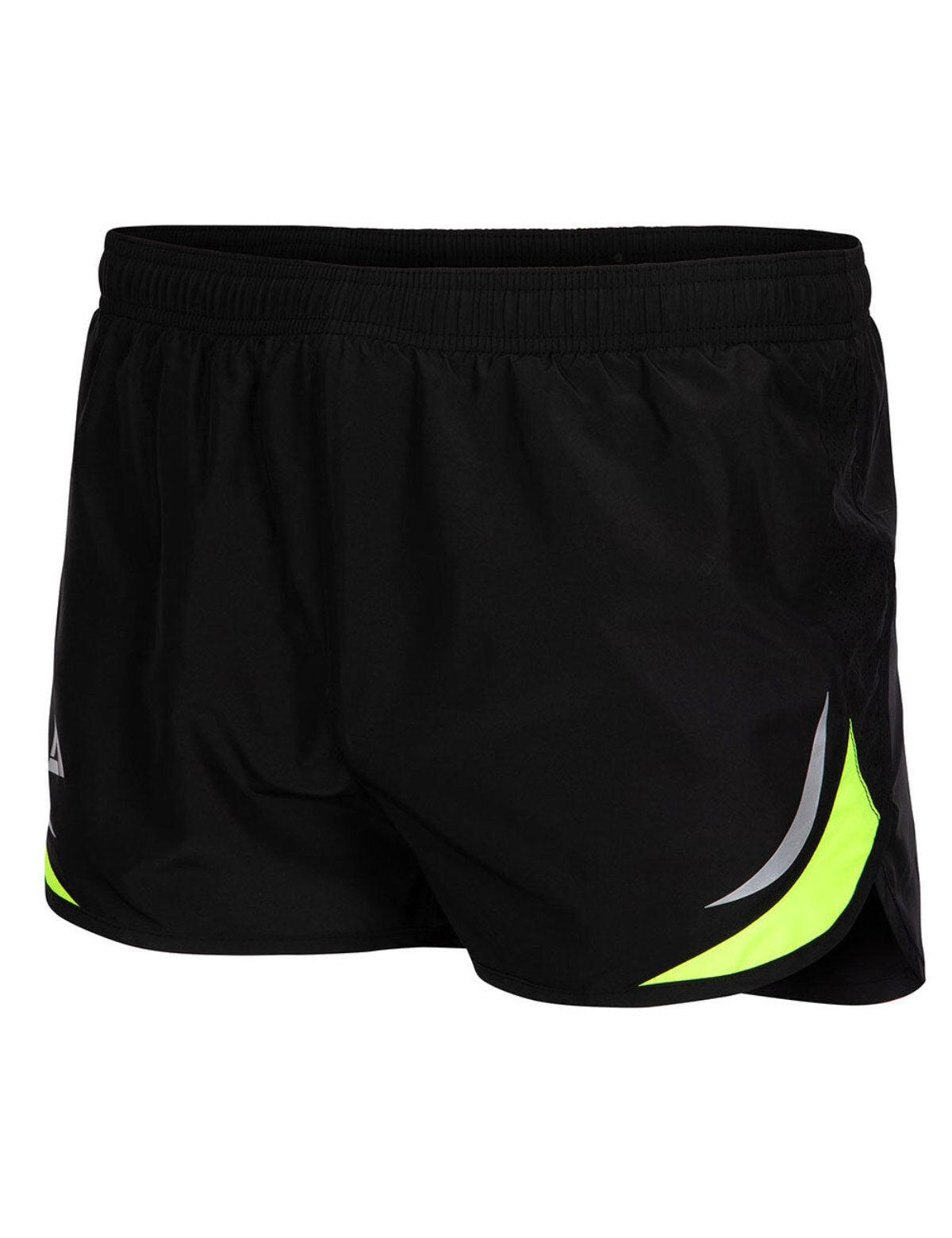 Herren Funktions Laufshorts Comfort Line Schwarz Neon von AIRTRACKS