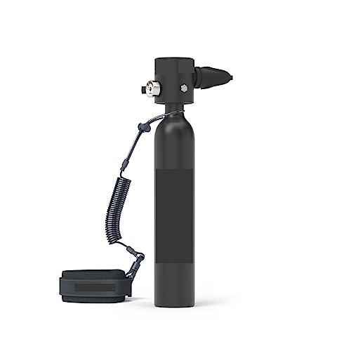 AIRYSSFU Tauchflaschen, 0,5 l tragbare Tauchflasche, Tauchschnorchel, Mini-Unterwasserzylinder, Tauchausrüstung, professionelle Luftflasche, Tauchausrüstung,Für Unterwasser-Atemtraining(Mini Tank B) von AIRYSSFU