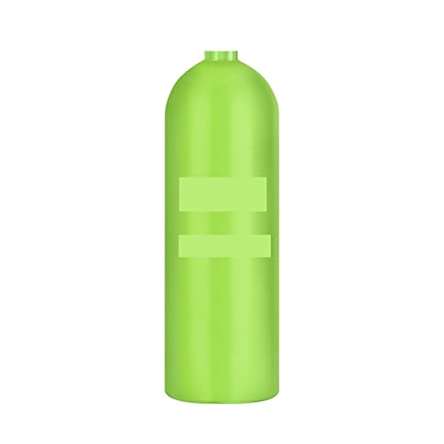 AIRYSSFU Tauchflaschen, 4 Liter X7000 Tauch- Und Schnorchelausrüstung, Atemschutzmaske, Kiemen-Sauerstoffflasche, Ersatz,Für Unterwasser-Atemtraining(4L Cylinder (Green)) von AIRYSSFU