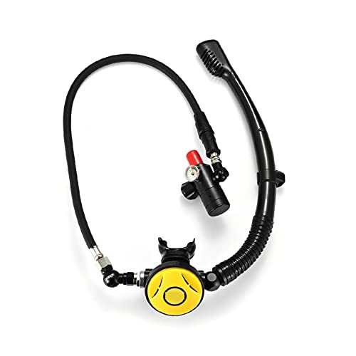 AIRYSSFU Tauchflaschen, Schnorchel-Unterwassertauch-Rebreather-Tauchgerät, Tragbare Tiefschnorchelausrüstung,Für Unterwasser-Atemtraining(SKU8 Black Head) von AIRYSSFU