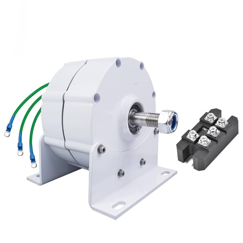 AISINILALAO 24v,12000W 110V/ 220V 380V Gearless Permanentmagnet Generator AC Alternators Verwendung für Windkraftanlage für Wind Wasserturbine Dieselmotor von AISINILALAO