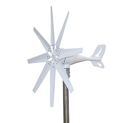 AISINILALAO 24v,1500W Windmühle Turbine Generator,12V 24V 48V 8 Blätter Mit Controller Hohe Effizienz Horizontale Wind Power Generator Kit Für Sonnenkollektoren Garten Straßenbeleuchtung von AISINILALAO