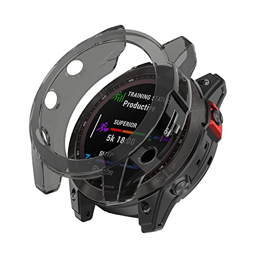 AISPORTS 2 Stück Bumper Case Kompatibel mit Garmin Epix Gen 2 Hülle Damen Herren, Ultradünnes Weiches TPU Silikon Edge Uhrengehäuse Stoßfeste Schlagfeste Rahmenschale Schutzhülle für Garmin Epix Gen 2 AISPORTS 2 Stück Bumper Case Kompatibel mit Garmin Epix Gen 2 Hülle Damen Herren, Ultradünnes Weiches TPU Silikon Edge Uhrengehäuse Stoßfeste Schlagfeste Rahmenschale Schutzhülle für Garmin Epix Gen 2 von AISPORTS