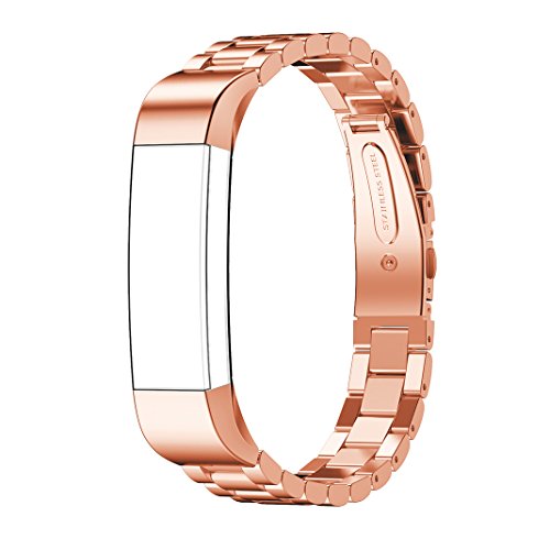 AISPORTS Kompatibel mit Fitbit Alta Armband für Damen und Herren, Fitbit Alta Strap Edelstahl Metallarmband Massives Verstellbares Sportarmband Ersatzband für Fitbit Alta/Alta HR Fitness Tracker AISPORTS Kompatibel mit Fitbit Alta Armband für Damen und Herren, Fitbit Alta Strap Edelstahl Metallarmband Massives Verstellbares Sportarmband Ersatzband für Fitbit Alta/Alta HR Fitness Tracker von AISPORTS