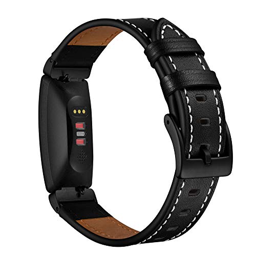 AISPORTS Kompatibel mit Fitbit Inspire Armband Leder Damen Herren Sport Smart Watch Ersatzarmband Armband Metallschnalle Armband Armband für Fitbit Inspire/Inspire HR Fitness Tracker Zubehör AISPORTS Kompatibel mit Fitbit Inspire Armband Leder Damen Herren Sport Smart Watch Ersatzarmband Armband Metallschnalle Armband Armband für Fitbit Inspire/Inspire HR Fitness Tracker Zubehör von AISPORTS