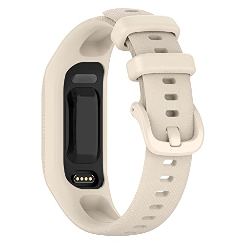 AISPORTS Silikon Armband Kompatibel mit Garmin Vivosmart 5 Armband Bumper Case, Stoßfeste Stoßfeste Schutzhülle Weiches Atmungsaktives Silikon Ersatzband für Garmin Smart 5 Fitness Tracker von AISPORTS