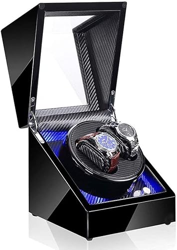 AITEKODVG Automatic Winder, 5 Adjustment Mode LED Watches Storage Display Case Box von AITEKODVG