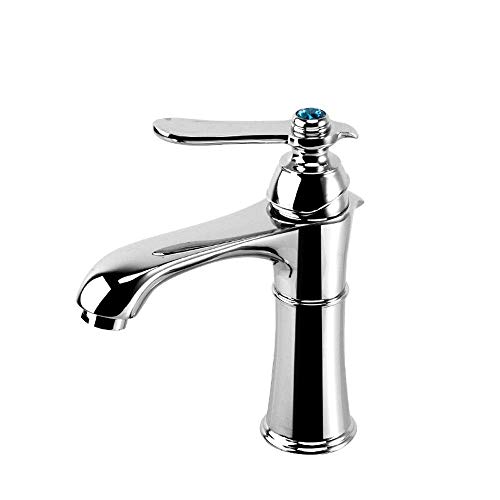 Küchenarmatur, Kupfer-Waschtischarmatur, heißer und kalter Badezimmer-Waschtisch-Wasserhahn, Badezimmer, Badezimmerschrank-Wasserhahn, 304 Edelstahl-Waschtischarmatur, Waschbecken-Wasserhahn, 360 von AITEKODVG