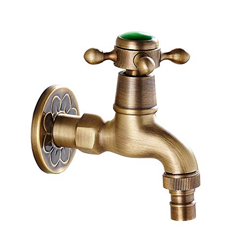 Küchenarmatur, Vollkupfer, Retro-Waschmaschine, Mopp, Pool-Wasserhahn, Wasserhähne, Küche, antiker Einhebelmischer, einzelner Kaltmischer, in die Wand eingelassener Vintage-Wasserhahn, schnell zu von AITEKODVG