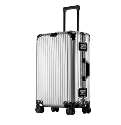 AJIEKJDSS Gepäck Reisegepäck Aufgegebenes Gepäck Handgepäck Koffer Gepäck ohne Reißverschluss aus Aluminiumrahmen Handgepäck mit großer Kapazität von AJIEKJDSS