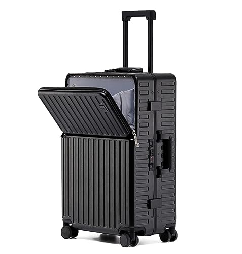 AJIEKJDSS Gepäck Reisegepäck Aufgegebenes Gepäck Koffer mit USB-Anschluss Ladegepäck für Geschäftsreisen Koffer mit großer Kapazität Handgepäck Koffer von AJIEKJDSS