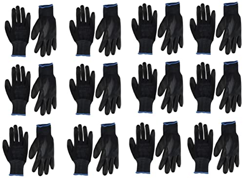 AJS workwear LTD Ogrifox Arbeitshandschuhe, schwarz, aus Nylon, PU-Bezug, Gartenarbeiten, die Baustelle und Mechaniker, Rose, 8-medium AJS workwear LTD Ogrifox Arbeitshandschuhe, schwarz, aus Nylon, PU-Bezug, Gartenarbeiten, die Baustelle und Mechaniker, Rose, 8-medium von Homry