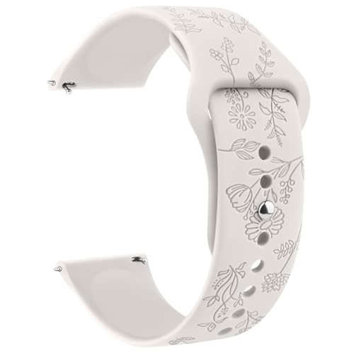 AK für Amazfit GTR 3 / Amazfit Balance Armband Damen Herren, 22mm Gravierte Blumenmuster Uhrenarmband Silikon Ersatzarmbänder für Amazfit GTR 3 Pro/GTR 4/ GTR 2e/ GTR 47mm AK für Amazfit GTR 3 / Amazfit Balance Armband Damen Herren, 22mm Gravierte Blumenmuster Uhrenarmband Silikon Ersatzarmbänder für Amazfit GTR 3 Pro/GTR 4/ GTR 2e/ GTR 47mm von AK