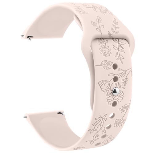 AK für Amazfit GTR 3 / Amazfit Balance Armband Damen Herren, 22mm Gravierte Blumenmuster Uhrenarmband Silikon Ersatzarmbänder für Amazfit GTR 3 Pro/GTR 4/ GTR 2e/ GTR 47mm AK für Amazfit GTR 3 / Amazfit Balance Armband Damen Herren, 22mm Gravierte Blumenmuster Uhrenarmband Silikon Ersatzarmbänder für Amazfit GTR 3 Pro/GTR 4/ GTR 2e/ GTR 47mm von AK