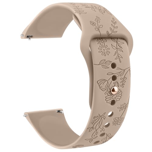 AK für Amazfit GTR 3 / Amazfit Balance Armband Damen Herren, 22mm Gravierte Blumenmuster Uhrenarmband Silikon Ersatzarmbänder für Amazfit GTR 3 Pro/GTR 4/ GTR 2e/ GTR 47mm AK für Amazfit GTR 3 / Amazfit Balance Armband Damen Herren, 22mm Gravierte Blumenmuster Uhrenarmband Silikon Ersatzarmbänder für Amazfit GTR 3 Pro/GTR 4/ GTR 2e/ GTR 47mm von AK