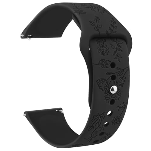 AK für Amazfit GTR 3 / Amazfit Balance Armband Damen Herren, 22mm Gravierte Blumenmuster Uhrenarmband Silikon Ersatzarmbänder für Amazfit GTR 3 Pro/GTR 4/ GTR 2e/ GTR 47mm AK für Amazfit GTR 3 / Amazfit Balance Armband Damen Herren, 22mm Gravierte Blumenmuster Uhrenarmband Silikon Ersatzarmbänder für Amazfit GTR 3 Pro/GTR 4/ GTR 2e/ GTR 47mm von AK