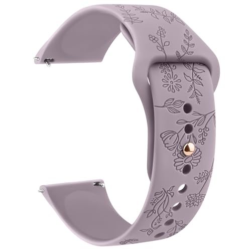AK für Amazfit GTR 3 / Amazfit Balance Armband Damen Herren, 22mm Gravierte Blumenmuster Uhrenarmband Silikon Ersatzarmbänder für Amazfit GTR 3 Pro/GTR 4/ GTR 2e/ GTR 47mm AK für Amazfit GTR 3 / Amazfit Balance Armband Damen Herren, 22mm Gravierte Blumenmuster Uhrenarmband Silikon Ersatzarmbänder für Amazfit GTR 3 Pro/GTR 4/ GTR 2e/ GTR 47mm von AK