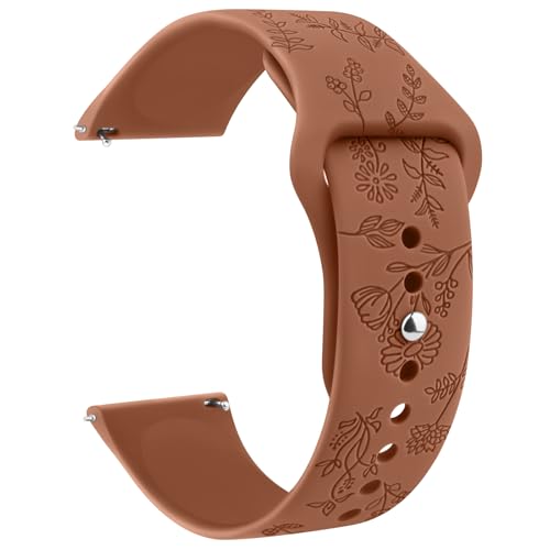 AK für Amazfit GTR 3 / Amazfit Balance Armband Damen Herren, 22mm Gravierte Blumenmuster Uhrenarmband Silikon Ersatzarmbänder für Amazfit GTR 3 Pro/GTR 4/ GTR 2e/ GTR 47mm AK für Amazfit GTR 3 / Amazfit Balance Armband Damen Herren, 22mm Gravierte Blumenmuster Uhrenarmband Silikon Ersatzarmbänder für Amazfit GTR 3 Pro/GTR 4/ GTR 2e/ GTR 47mm von AK