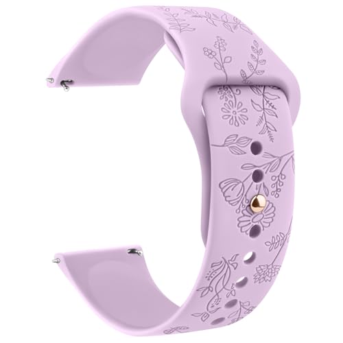 AK für Amazfit GTR 3 / Amazfit Balance Armband Damen Herren, 22mm Gravierte Blumenmuster Uhrenarmband Silikon Ersatzarmbänder für Amazfit GTR 3 Pro/GTR 4/ GTR 2e/ GTR 47mm AK für Amazfit GTR 3 / Amazfit Balance Armband Damen Herren, 22mm Gravierte Blumenmuster Uhrenarmband Silikon Ersatzarmbänder für Amazfit GTR 3 Pro/GTR 4/ GTR 2e/ GTR 47mm von AK