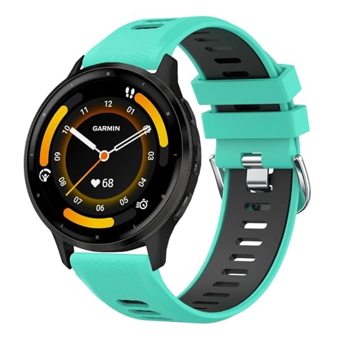 AK für Garmin Venu 3 Armband/Garmin Venu 2 Armband/Garmin Forerunner 255 265 Armband Herren Damen, 22mm Quick Release Silikon Uhrenarmband Sport Ersatzarmbänder für Garmin Vivoactive 4 Armband AK für Garmin Venu 3 Armband/Garmin Venu 2 Armband/Garmin Forerunner 255 265 Armband Herren Damen, 22mm Quick Release Silikon Uhrenarmband Sport Ersatzarmbänder für Garmin Vivoactive 4 Armband von AK