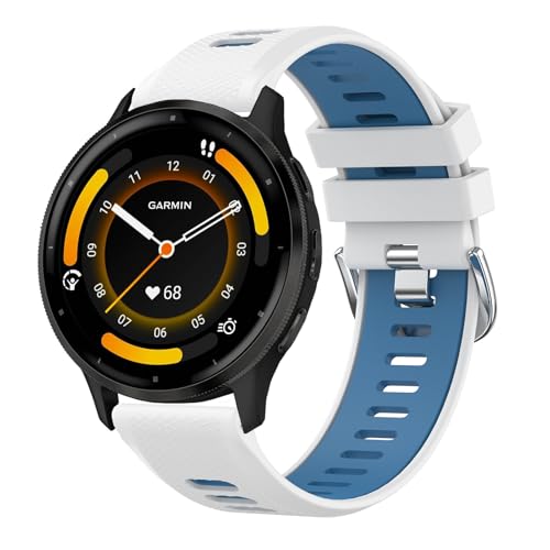AK für Garmin Venu 3 Armband/Garmin Venu 2 Armband/Garmin Forerunner 255 265 Armband Herren Damen, 22mm Quick Release Silikon Uhrenarmband Sport Ersatzarmbänder für Garmin Vivoactive 4 Armband AK für Garmin Venu 3 Armband/Garmin Venu 2 Armband/Garmin Forerunner 255 265 Armband Herren Damen, 22mm Quick Release Silikon Uhrenarmband Sport Ersatzarmbänder für Garmin Vivoactive 4 Armband von AK