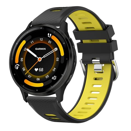 AK für Garmin Venu 3 Armband/Garmin Venu 2 Armband/Garmin Forerunner 255 265 Armband Herren Damen, 22mm Quick Release Silikon Uhrenarmband Sport Ersatzarmbänder für Garmin Vivoactive 4 Armband AK für Garmin Venu 3 Armband/Garmin Venu 2 Armband/Garmin Forerunner 255 265 Armband Herren Damen, 22mm Quick Release Silikon Uhrenarmband Sport Ersatzarmbänder für Garmin Vivoactive 4 Armband von AK