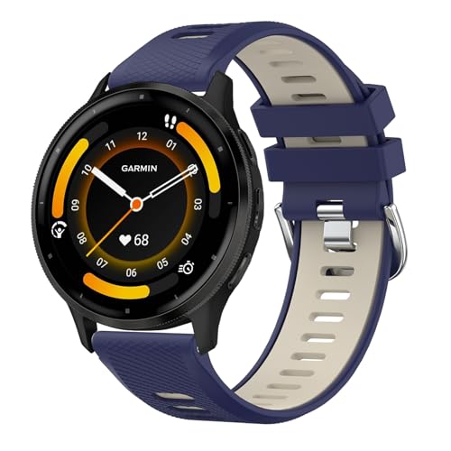 AK für Garmin Venu 3 Armband/Garmin Venu 2 Armband/Garmin Forerunner 255 265 Armband Herren Damen, 22mm Quick Release Silikon Uhrenarmband Sport Ersatzarmbänder für Garmin Vivoactive 4 Armband AK für Garmin Venu 3 Armband/Garmin Venu 2 Armband/Garmin Forerunner 255 265 Armband Herren Damen, 22mm Quick Release Silikon Uhrenarmband Sport Ersatzarmbänder für Garmin Vivoactive 4 Armband von AK