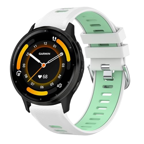 AK für Garmin Venu 3 Armband/Garmin Venu 2 Armband/Garmin Forerunner 255 265 Armband Herren Damen, 22mm Quick Release Silikon Uhrenarmband Sport Ersatzarmbänder für Garmin Vivoactive 4 Armband AK für Garmin Venu 3 Armband/Garmin Venu 2 Armband/Garmin Forerunner 255 265 Armband Herren Damen, 22mm Quick Release Silikon Uhrenarmband Sport Ersatzarmbänder für Garmin Vivoactive 4 Armband von AK
