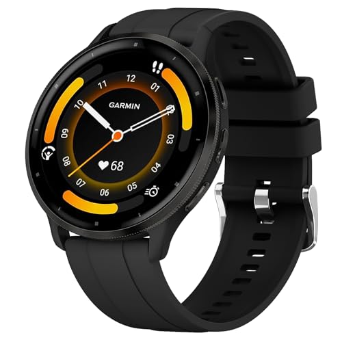 AK für Garmin Venu 3 Armband/Vivoactive 4 Armband Herren Damen, 22mm Quick Release Ersatzarmbänder Silikon Sport Uhrenarmband für Garmin Venu 2 / Forerunner 255 265 Music AK für Garmin Venu 3 Armband/Vivoactive 4 Armband Herren Damen, 22mm Quick Release Ersatzarmbänder Silikon Sport Uhrenarmband für Garmin Venu 2 / Forerunner 255 265 Music von AK
