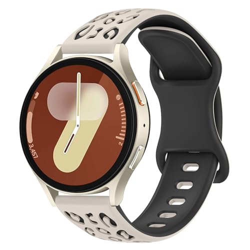 AK für Samsung Watch 7 6 5 4 Armband 40mm 44mm Damen Herren, Weich Silikon Ersatzarmbänder Zweifarbig Graviertes Armband für Samsung Galaxy Watch 5 Pro/Watch 6 Classic/Watch 4 Classic Uhrenarmband AK für Samsung Watch 7 6 5 4 Armband 40mm 44mm Damen Herren, Weich Silikon Ersatzarmbänder Zweifarbig Graviertes Armband für Samsung Galaxy Watch 5 Pro/Watch 6 Classic/Watch 4 Classic Uhrenarmband von AK