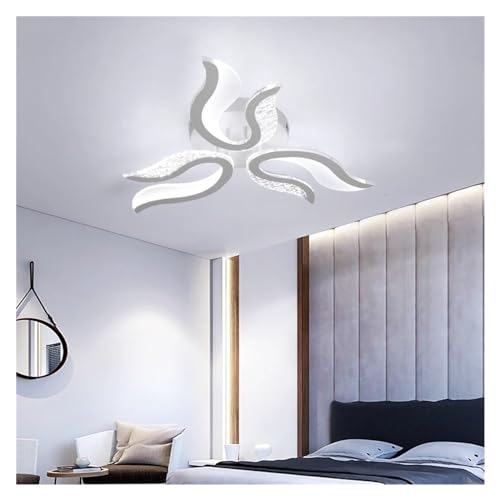 AKNGFO Moderne Acryl-LED-Deckenleuchten Kompatibel mit Wohnzimmer Ultradünne Deckenlampe Dekorativer Lampenschirm Lamparas de techo AC90-265V,LED Hängeleuchte von AKNGFO