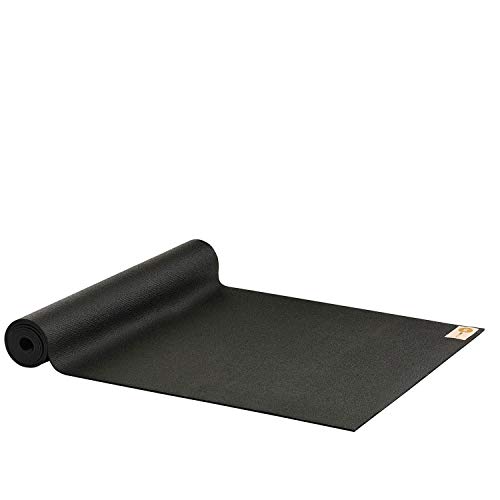 Yogamatte Studio standard Gymnastikmatte Pilates Matte schwarz 60cmX183cmX4,5mm von AKO