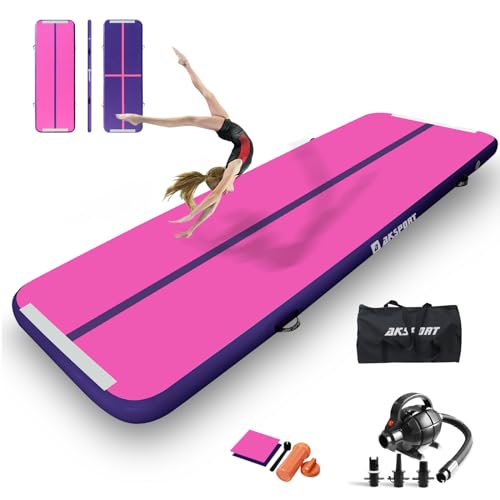 AKSPORT Air Matte Track Tumbling Matte,3/4/5/6m Aufblasbar Gymnastikmatte Turnmatte Tumbling Matten 10/20cm hoch mit Luftpumpe für Zuhause/Taumel/Turnhalle/Ausbildung/Cheerleading AKSPORT Air Matte Track Tumbling Matte,3/4/5/6m Aufblasbar Gymnastikmatte Turnmatte Tumbling Matten 10/20cm hoch mit Luftpumpe für Zuhause/Taumel/Turnhalle/Ausbildung/Cheerleading von AKSPORT
