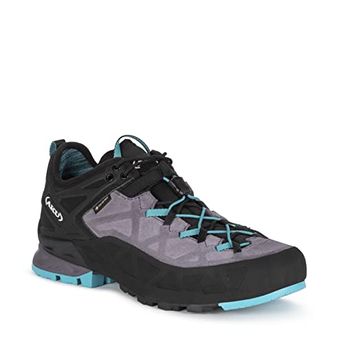 AKU Damen Rock Dfs GTX W's Wanderschuhe, Hellgrau/Türkis, 37 von AKU